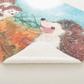 Igel, die miteinander sprechen Illustration Sherpadecke (3/4)