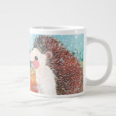 Igel, die miteinander sprechen Jumbo-Tasse (Rechts)