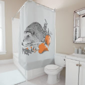 Igel Duschvorhang (Beispiel)