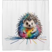 Igel Duschvorhang (Vorderseite)