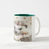 Igel eine spezielle Art Liebe-Tasse Zweifarbige Tasse (VorderseiteRechts)