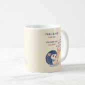 Igel-Eis-Tasse - "Ich werde dich immer lieben" Kaffeetasse (VorderseiteRechts)