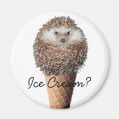 Igel Eiscreme Magnet (Vorne)