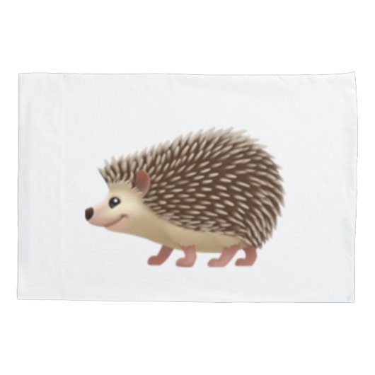 Igel - Emoji Kissenbezug (Rückseite)