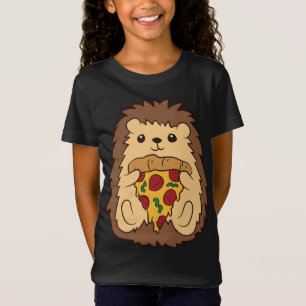 Igel Ess Pizza Fast Food Pizza Igel T-Shirt