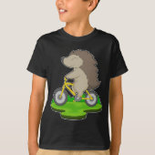 Igel Fahrrad T-Shirt (Vorderseite)