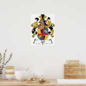 Igel Familienwappen Poster (Küche)