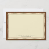 Igel Family Unisex Kinderdusche Einladung (Rückseite)