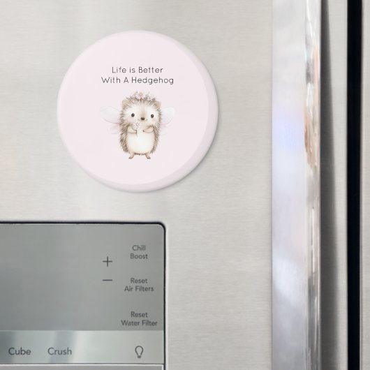 Igel Fee mit Blumen Magnet (In Situ (Kühlschrank))