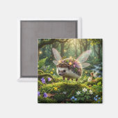 Igel Feen Whimsical Fantasy Magnet (Vorderseite/Rückseite)