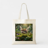 Igel Feen Whimsical Fantasy Tragetasche (Rückseite)