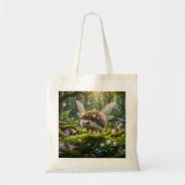 Igel Feen Whimsical Fantasy Tragetasche (Vorne)