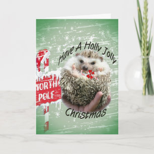Igel Feiertagskarte
