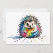 Igel Feiertagskarte (Vorderseite)