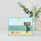 Igel FKK / hedgehog nudist Postkarte (Stehend Vorderseite)