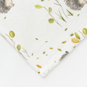 Igel Fleece Blanket (Ecke)