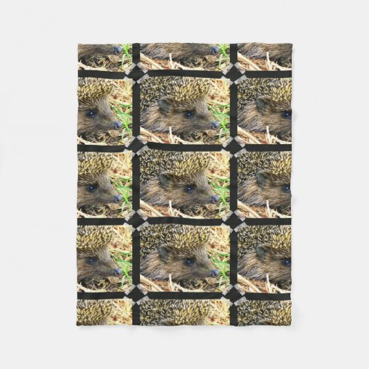 Igel Fleecedecke (Vorderseite)