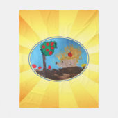 Igel Fleecedecke (Vorderseite)