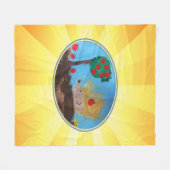 Igel Fleecedecke (Vorderseite (Horizontal))