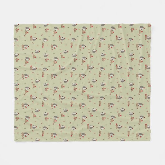 Igel Fleecedecke (Vorderseite (Horizontal))