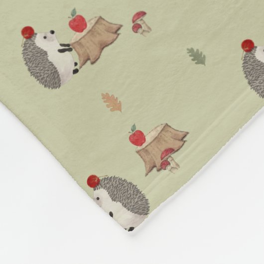 Igel Fleecedecke (Ecke)
