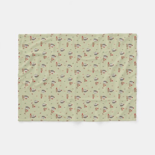Igel Fleecedecke (Vorderseite (Horizontal))