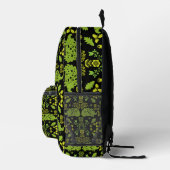 Igel Folk Art Bedruckter Rucksack (Rechts)
