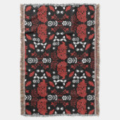 Igel Folk Art Decke (Vorderseite Vertikal)