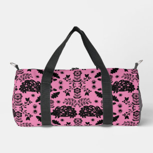 Igel Folk Art Duffle Bag