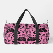 Igel Folk Art Duffle Bag (Rückseite)