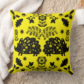 Igel Folk Art Kissen (Decke)