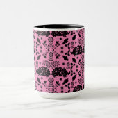 Igel Folk Art Tasse (Zentrum)