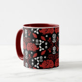 Igel Folk Art Tasse (Vorderseite Links)