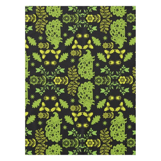 Igel Folk Art Tischdecke (Vorderseite)