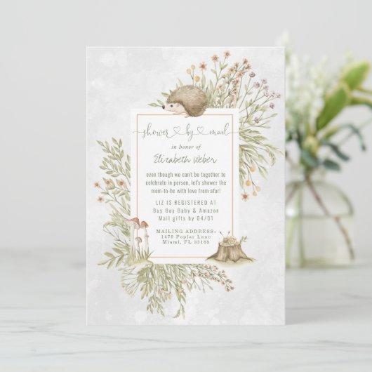 Igel | Forest Baby Shooter by Mail (Stehend Vorderseite)