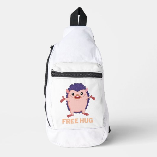 Igel-freier Umarmung Crossbody Bag (Vorderseite)