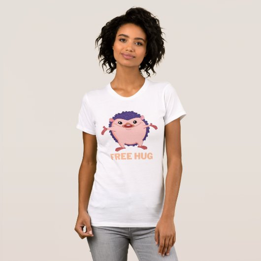 Igel-freier Umarmung T-Shirt (Vorne ganz)