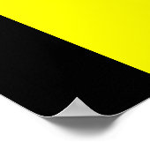 Igel-Frisur Poster Matt (Ecke)
