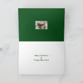 Igel Frohe Weihnachten wünscht Grußkarte (Innenseite)