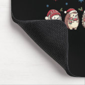 Igel Frohe Weihnachts-Sweater, Igel Santa X Mousepad (Ecke)