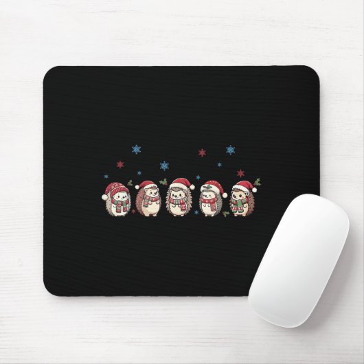Igel Frohe Weihnachts-Sweater, Igel Santa X Mousepad (Mit Mouse)