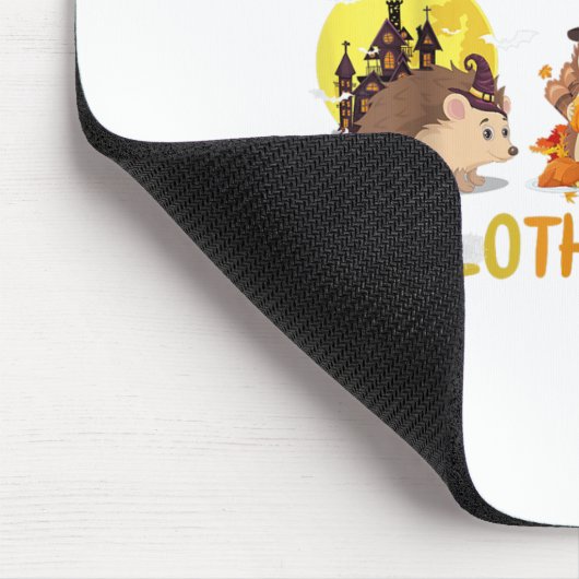 Igel Frohes Herbst Weihnachtsfeiertag Thai Mousepad (Ecke)