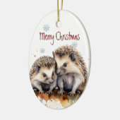 Igel für Aquarelltiere Keramik Ornament (Links)