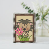 Igel für Postkarten (Stehend Vorderseite)