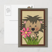 Igel für Postkarten (Vorne/Hinten)