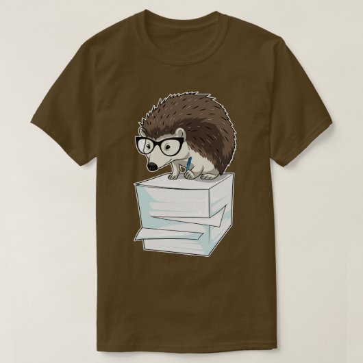 Igel für Zeitung T-Shirt (Design vorne)