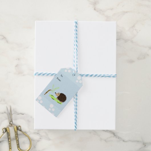 Igel Geschenkanhänger (Mit Garn)