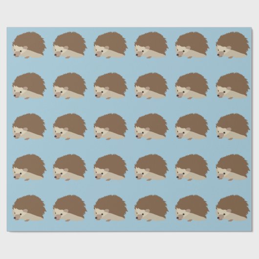 Igel Geschenkpapier (Flach)