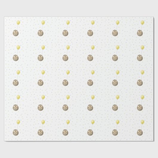 Igel Geschenkpapier (Flach)