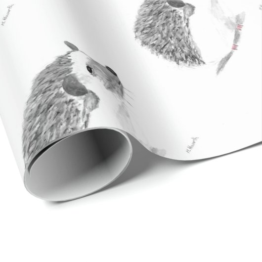 Igel Geschenkpapier (Rolleneckpunkt)